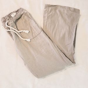 Roxy Oceanside Flared Pants XL dark beige